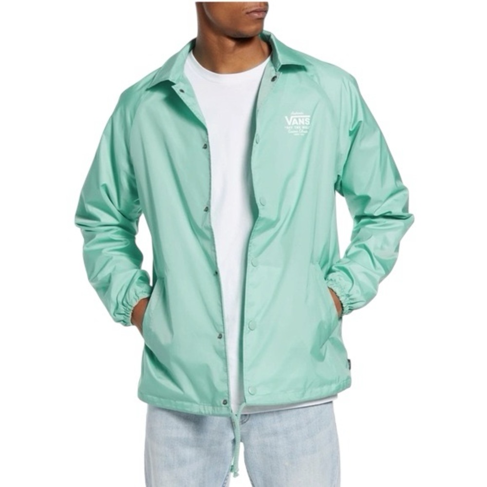 Vans-One Torrey Windbreaker w/Heritage Logo -Size: Medium-Color: Teal